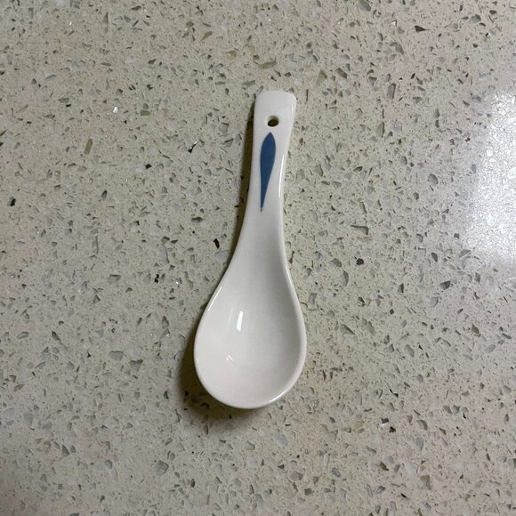 Ceramic soup spoon - Picture 1 of 1